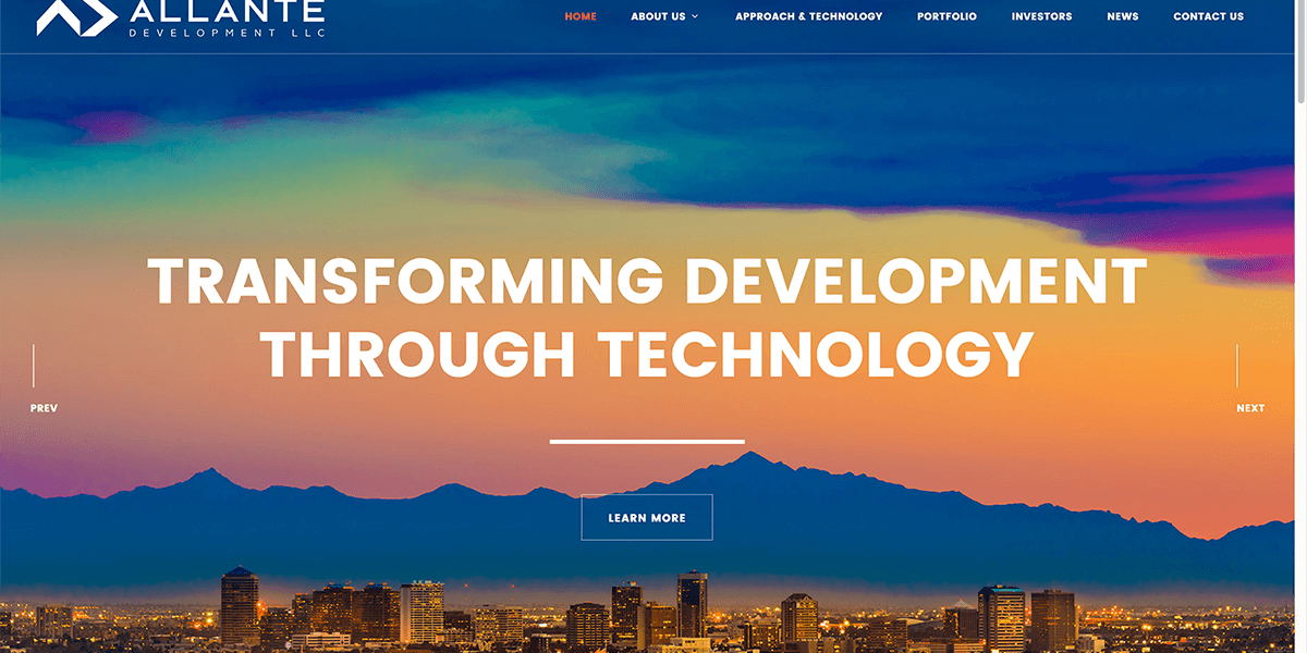 Allante Development Website