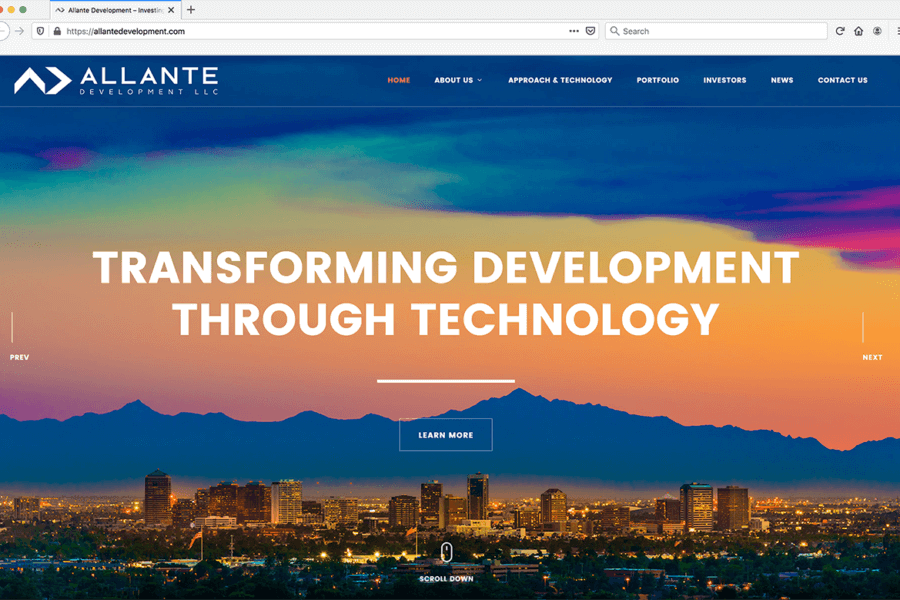 Allante Development Website