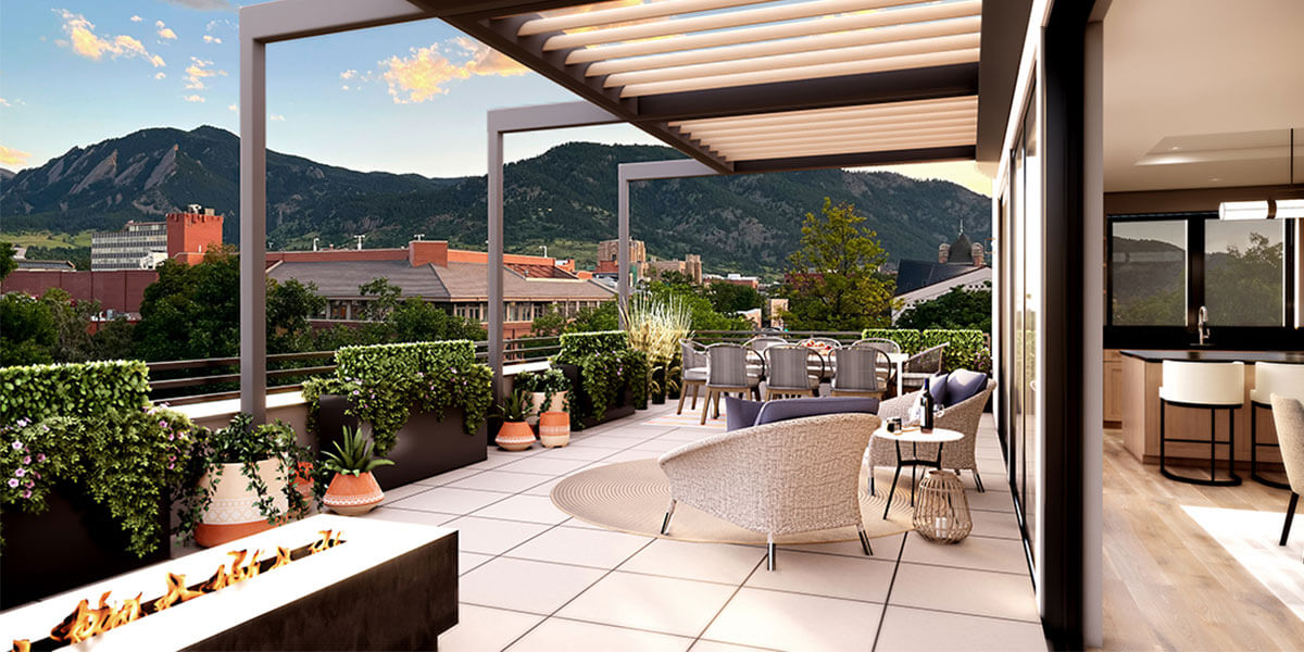 The Terraces on Spruce Condo Rendering